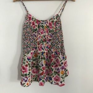 Madewell Floral Tank